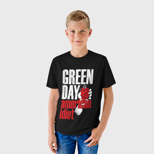 Детская футболка 3D Green Day American Idiot, цвет 3D печать - фото 3