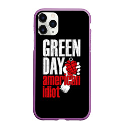 Чехол для iPhone 11 Pro Max матовый Green Day American Idiot