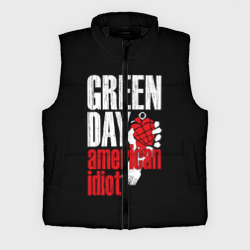 Мужской жилет утепленный 3D Green Day American Idiot