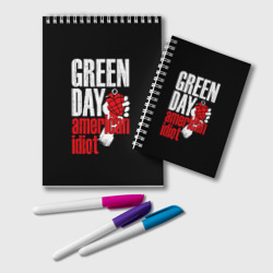 Блокнот Green Day American Idiot