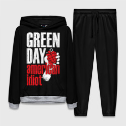 Женский костюм с толстовкой 3D Green Day American Idiot