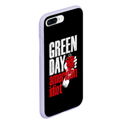 Чехол для iPhone 7Plus/8 Plus матовый Green Day American Idiot - фото 2