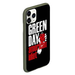 Чехол для iPhone 11 Pro матовый Green Day American Idiot - фото 2