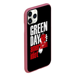 Чехол для iPhone 11 Pro Max матовый Green Day American Idiot - фото 2