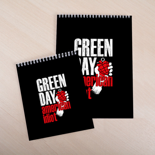 Скетчбук Green Day American Idiot, цвет белый - фото 4