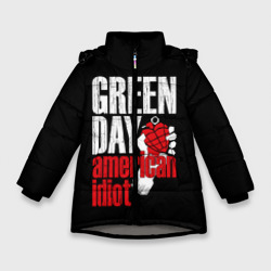 Зимняя куртка для девочек 3D Green Day American Idiot