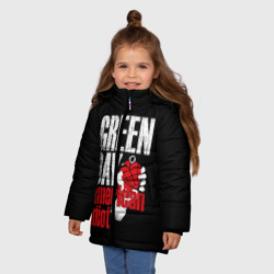 Зимняя куртка для девочек 3D Green Day American Idiot - фото 2