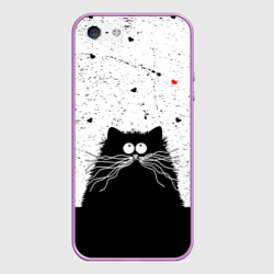 Чехол для iPhone 5/5S матовый Котик