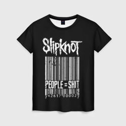 Женская футболка 3D Slipknot People