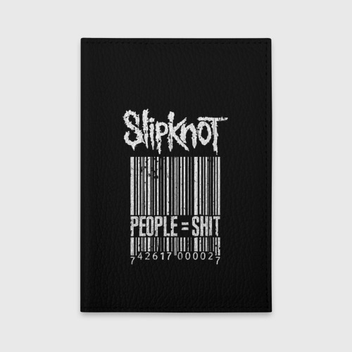 Обложка для автодокументов Slipknot People, цвет черный