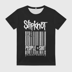 Женская футболка 3D Slipknot People
