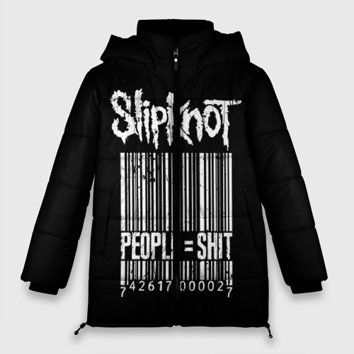 Женская зимняя куртка Oversize Slipknot People, цвет красный