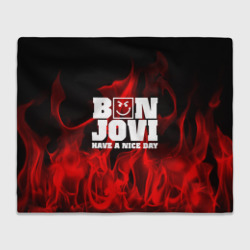 Bon Jovi – Плед 3D с принтом купить со скидкой в -14%