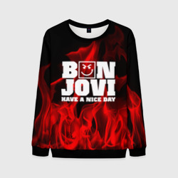 Мужской свитшот 3D Bon Jovi