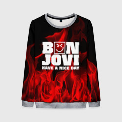 Мужской свитшот 3D Bon Jovi