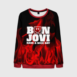 Мужской свитшот 3D Bon Jovi