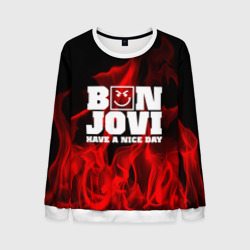 Мужской свитшот 3D Bon Jovi