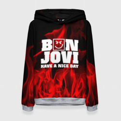Женская толстовка 3D Bon Jovi