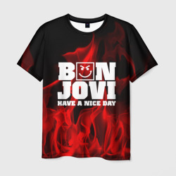 Мужская футболка 3D Bon Jovi