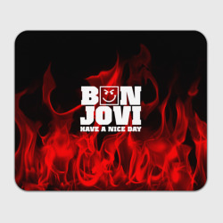 Прямоугольный коврик для мышки Bon Jovi