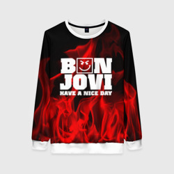 Женский свитшот 3D Bon Jovi
