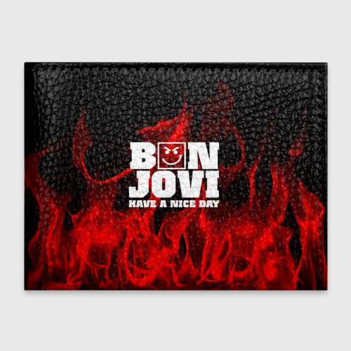 Обложка для студенческого билета Bon Jovi, цвет зеленый