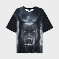 Dark Dog – Мужская футболка oversize 3D с принтом купить со скидкой в -50%