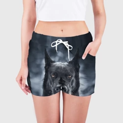 Женские шорты 3D Dark Dog - фото 2
