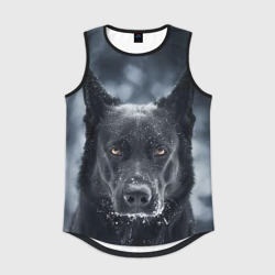 Мужская спортивная майка 3D Dark Dog