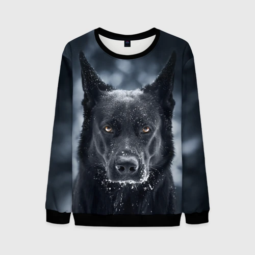 Мужской свитшот 3D Dark Dog