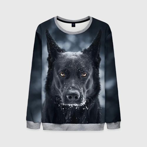 Мужской свитшот 3D Dark Dog