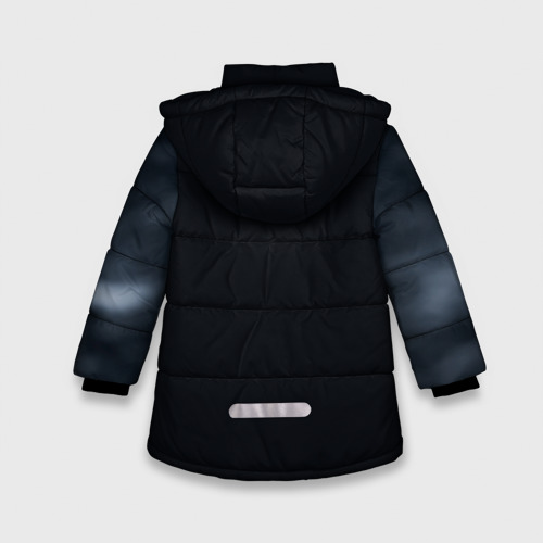 Зимняя куртка для девочек 3D Dark Dog, цвет черный - фото 2