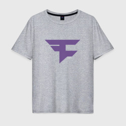 Мужская футболка хлопок Oversize FaZe Clan Ultraviolet