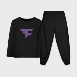 Детская пижама с лонгсливом хлопок FaZe Clan Ultraviolet