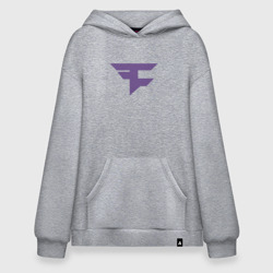 Худи SuperOversize хлопок FaZe Clan Ultraviolet