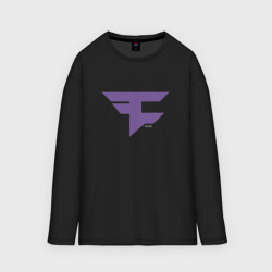 Женский лонгслив oversize хлопок FaZe Clan Ultraviolet