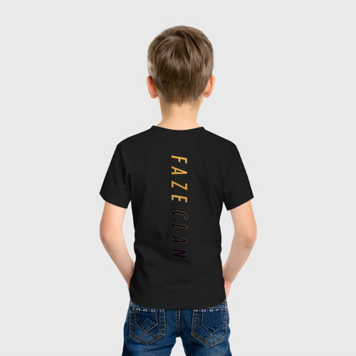 Детская футболка хлопок FaZe Clan Ultraviolet, цвет черный - фото 4
