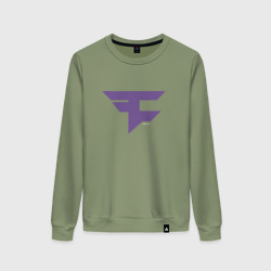 Женский свитшот хлопок FaZe Clan Ultraviolet