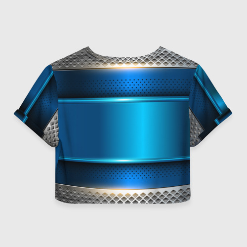 Женская футболка Crop-top 3D Skoda sport collection, цвет 3D печать - фото 2