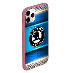 Чехол для iPhone 11 Pro матовый Skoda sport collection - фото 2