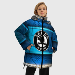 Женская зимняя куртка Oversize Skoda sport collection - фото 2