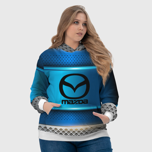 Женская толстовка 3D MAZDA sport collection - фото 6