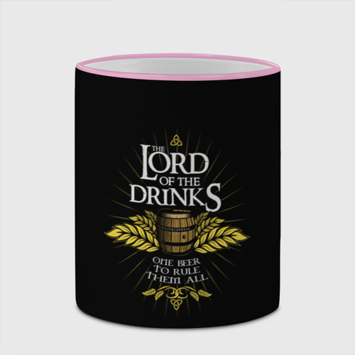 Кружка с полной запечаткой Lord of Drinks, цвет Кант розовый - фото 4