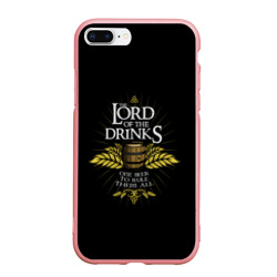 Чехол для iPhone 7Plus/8 Plus матовый Lord of Drinks