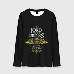 Мужской лонгслив 3D Lord of Drinks