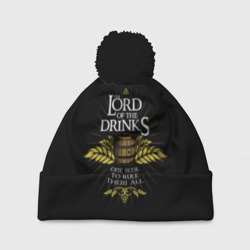 Шапка 3D c помпоном Lord of Drinks