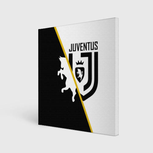 Холст квадратный Juventus, цвет 3D печать