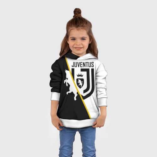 Детская толстовка 3D Juventus, цвет белый - фото 4