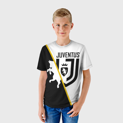 Детская футболка 3D Juventus, цвет 3D печать - фото 3