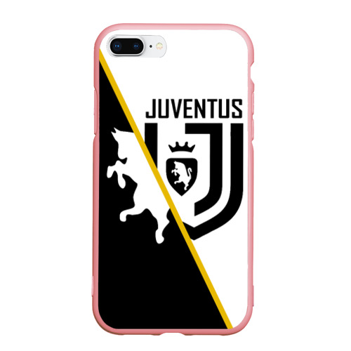 Чехол для iPhone 7Plus/8 Plus матовый Juventus, цвет баблгам